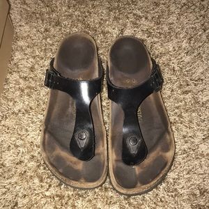 Black Birkenstocks